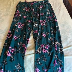 Floral Harem Pants